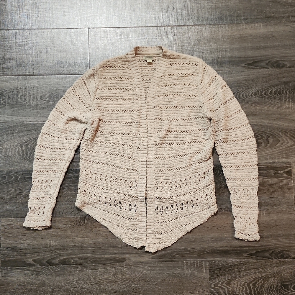 Lucky Brand Waterfall Open-Knit Cardigan